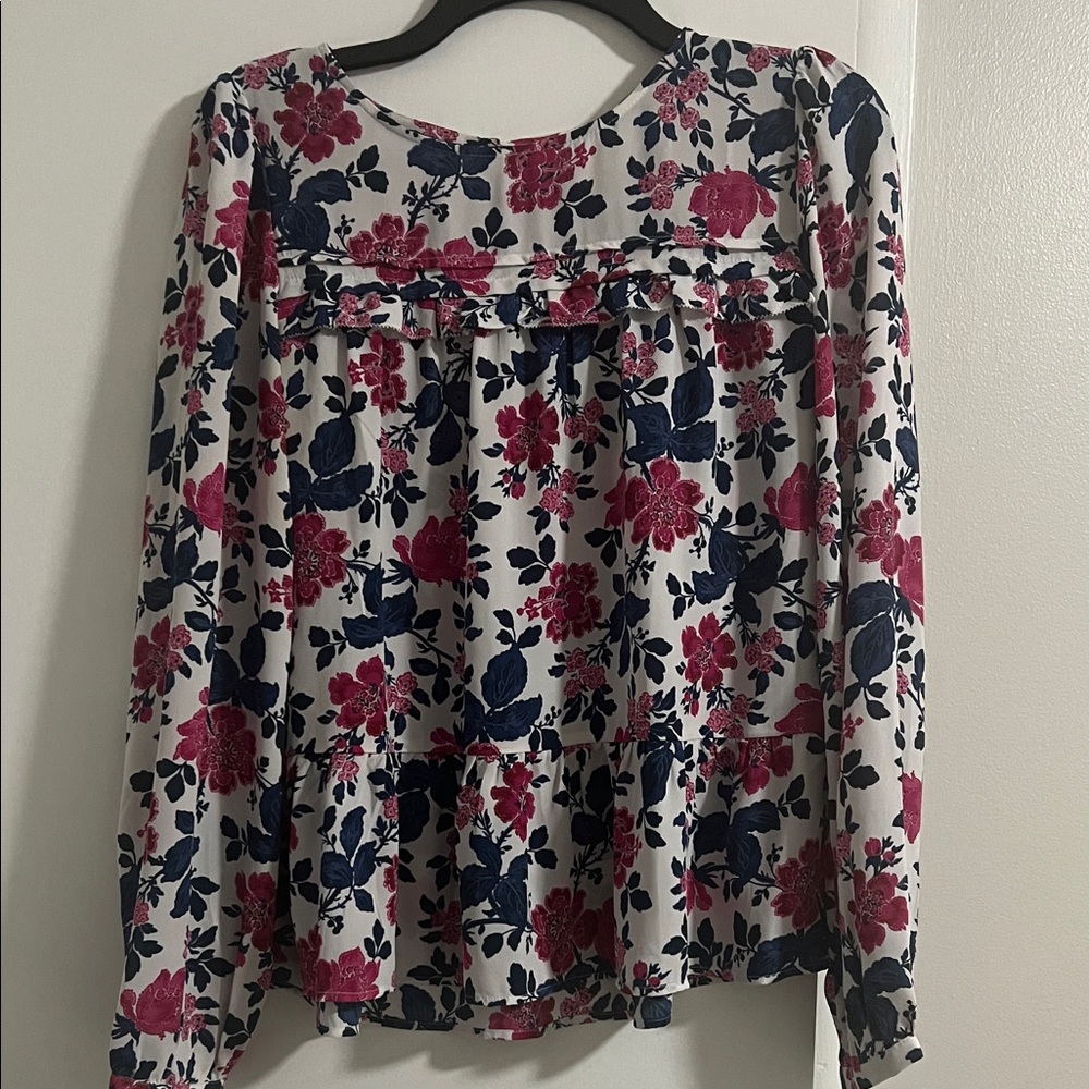 loft! Floral Print Women's Top